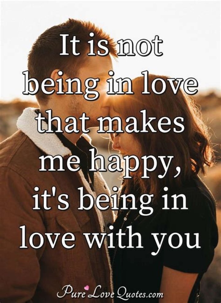 Can you be in love but not happy?