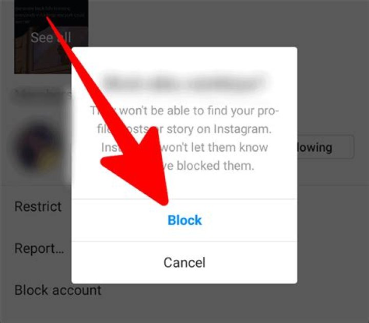 Can you block someone by accident on Instagram?