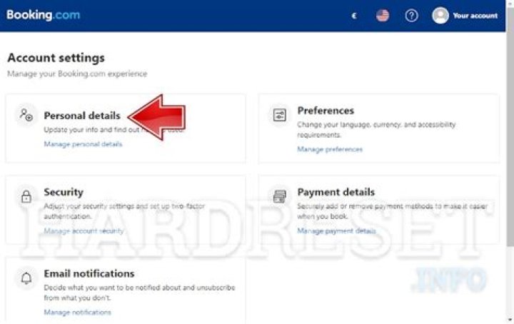 Can you change name on booking com?