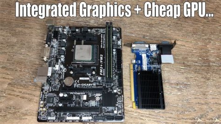 Can you CrossFire with integrated graphics?