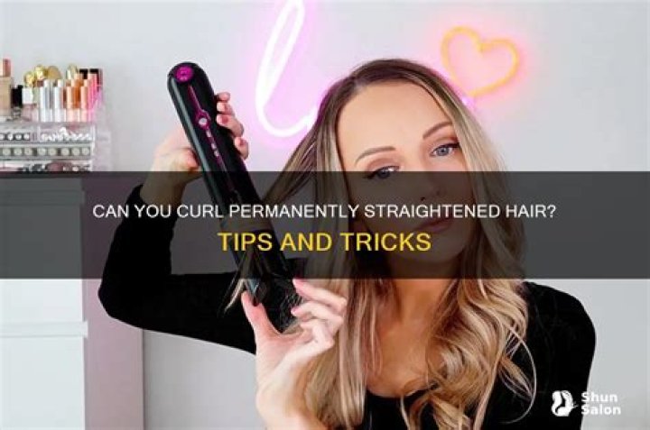 Can you curl permanently straightened hair?