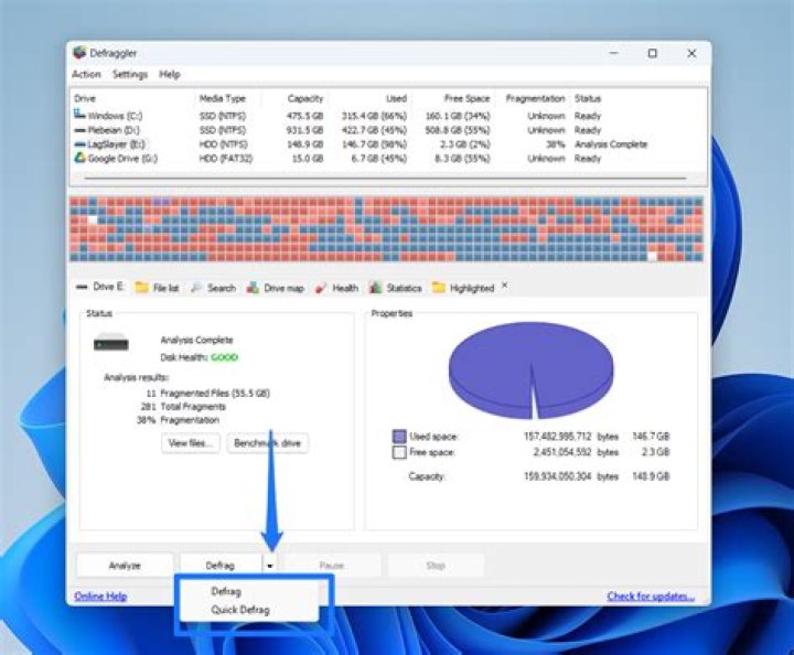 Can you defrag system drive?