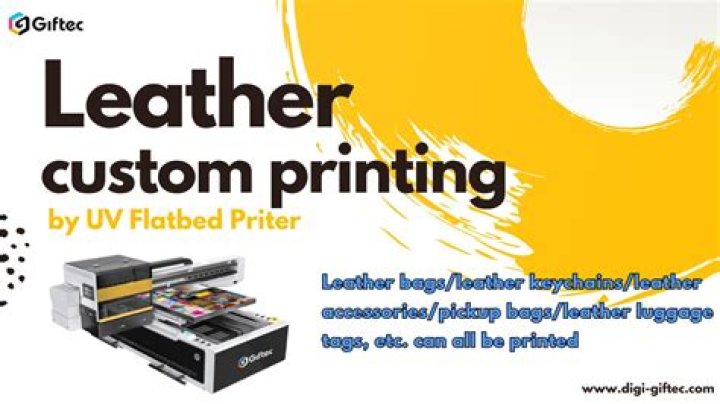 Can you digital print on leather?