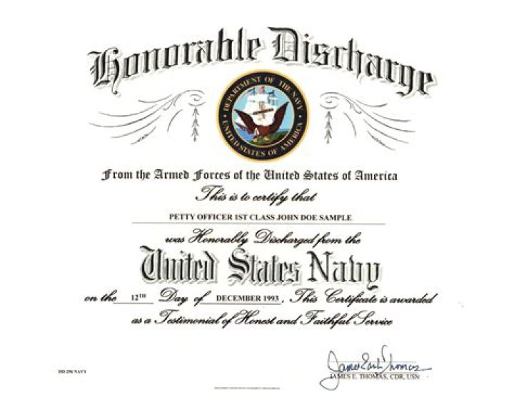 Can you find out if someone got an honorable discharge?