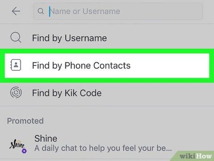 Can you find someone on Kik by phone number?