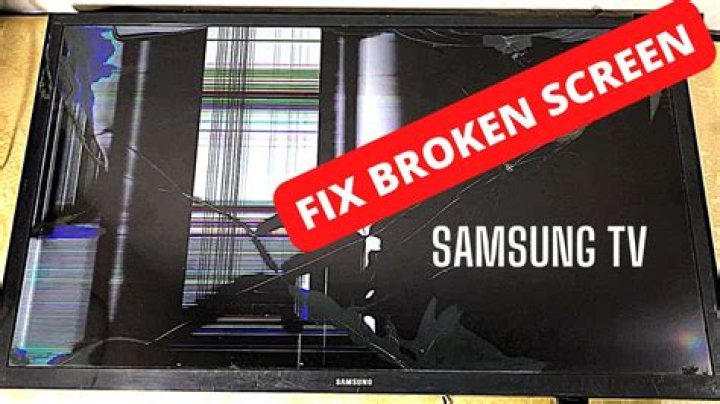 Can you fix a cracked Samsung TV screen?