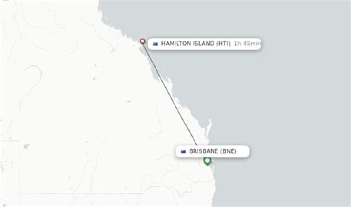 Can you fly from Brisbane to Hamilton Island?