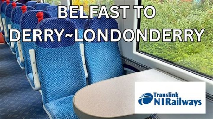 Can you get a train from Belfast to Londonderry?