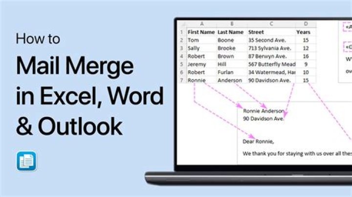Can you mail merge from Excel to Word?