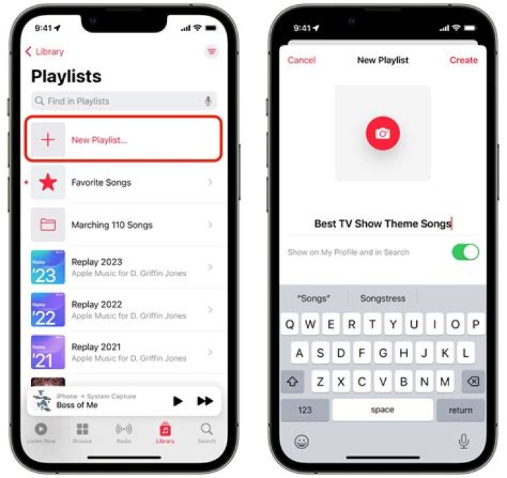 Can you make a group playlist on Apple music?