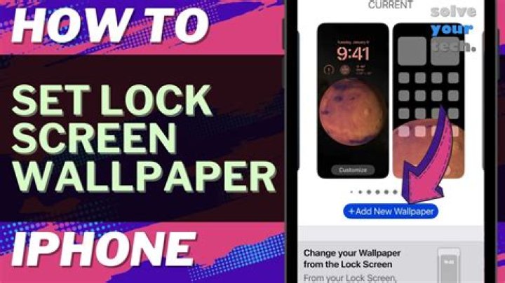 Can you make a live photo your lockscreen on iPhone 6?