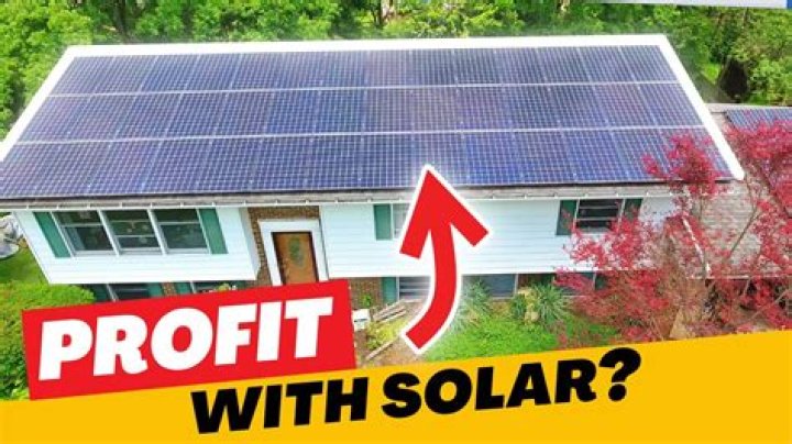 Can you make money off of solar panels?