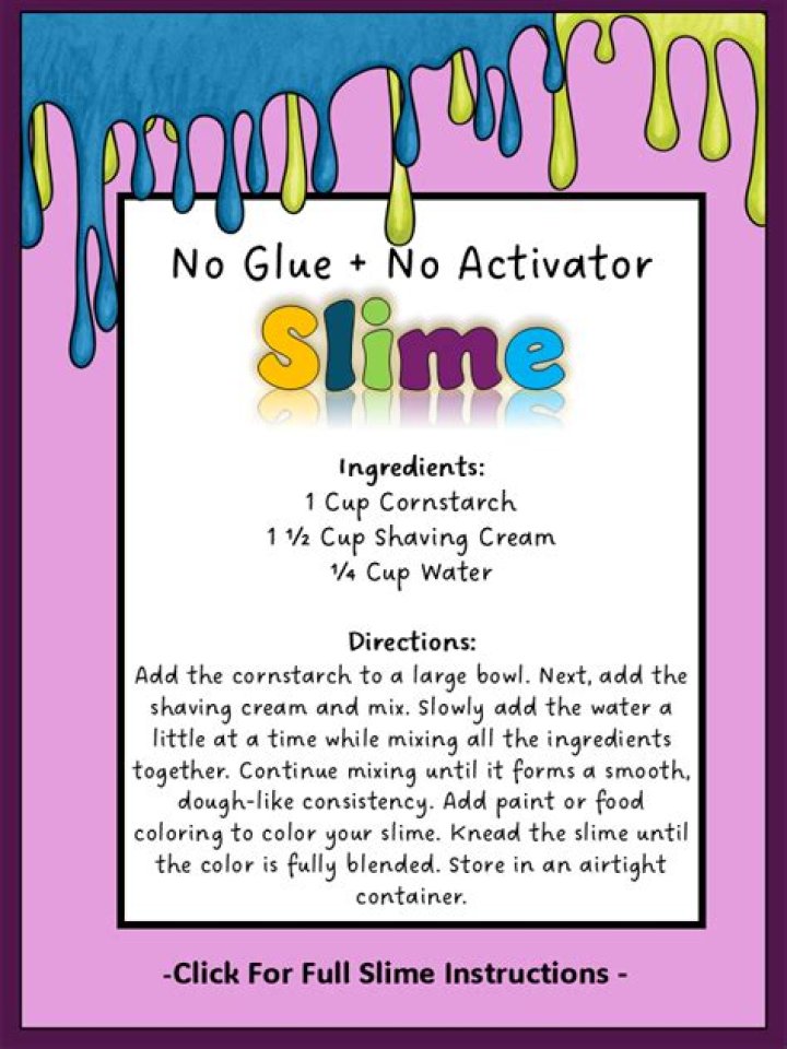 Can you make slime with powdered sugar?