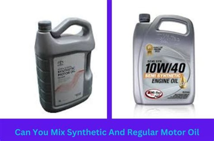 Can you mix cooking oil with motor oil?