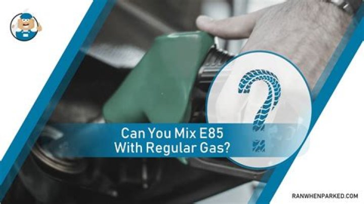 Can you mix methanol with e85?