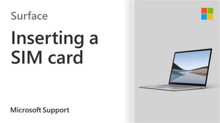 Can you put a SIM card in a Microsoft Surface Pro 6?