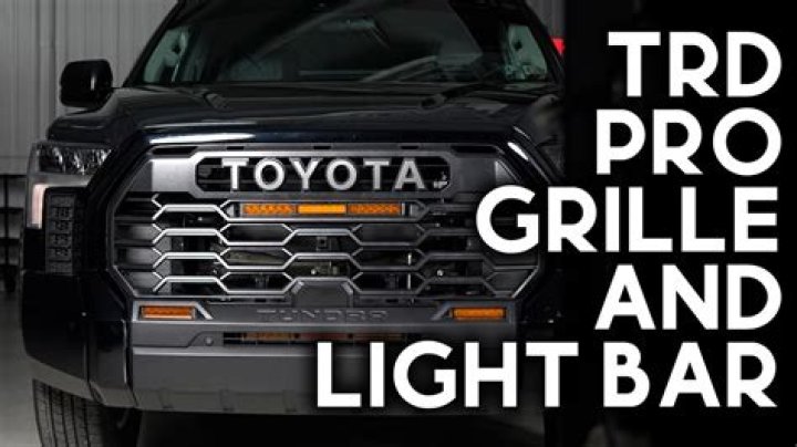 Can you put a TRD Pro grill on a limited?