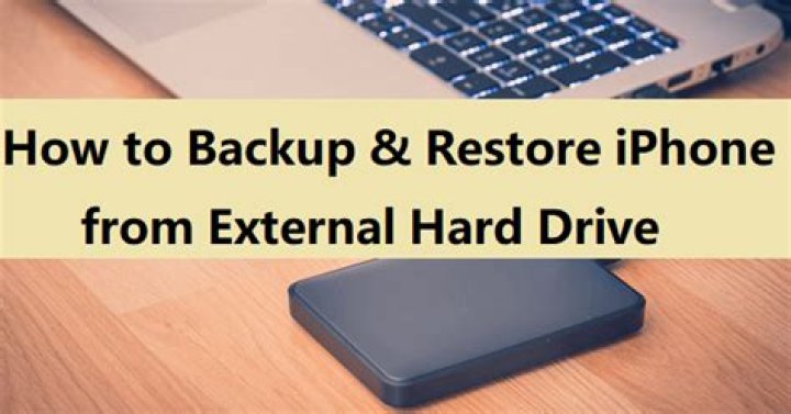 Can you restore iPhone backup from external hard drive?