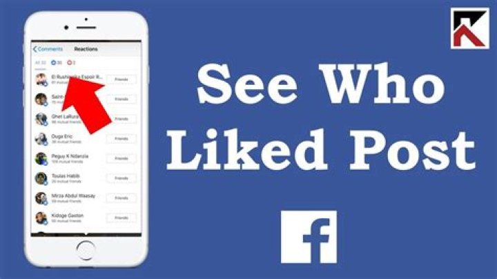 Can you see who liked your post?