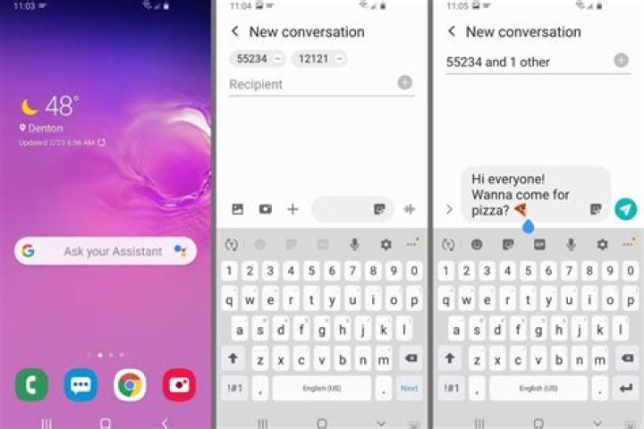 Can you send a text message to someone?