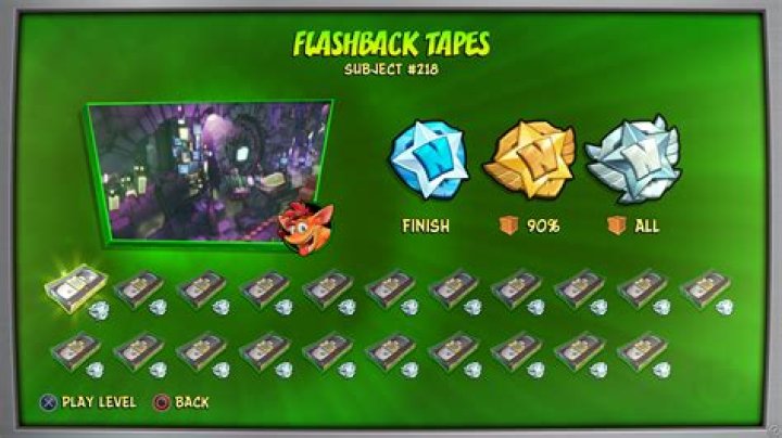 Can you skip levels on Crash Bandicoot?