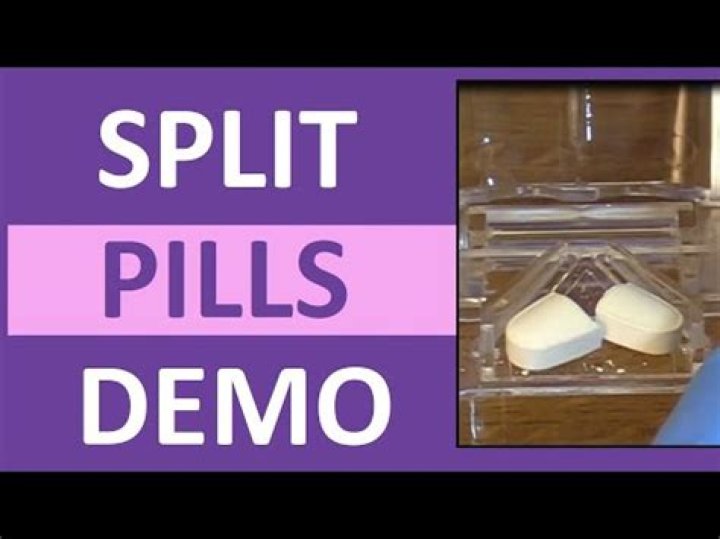 Can you split a capsule in half?