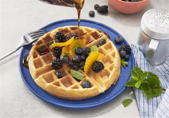 Can you substitute waffle mix for pancake mix?