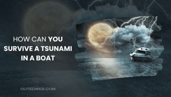 Can you survive a tsunami on a boat?