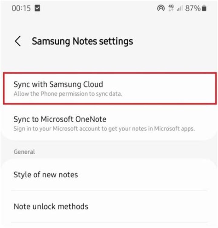 Can you sync Samsung notes to PC?