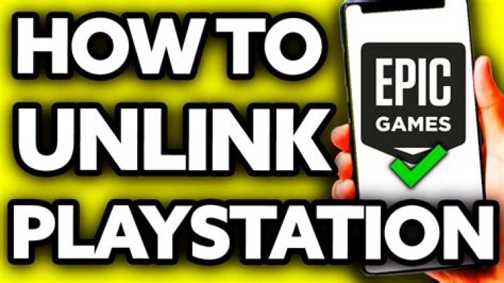 Can you unlink PSN from Epic Games?