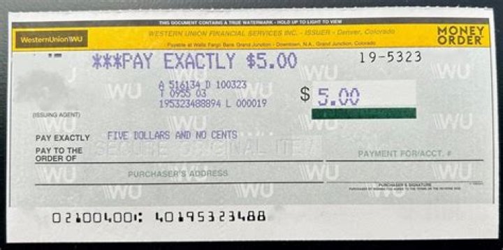 Can you use a credit card for Western Union money order?