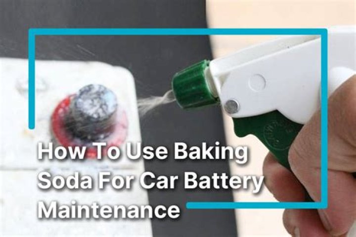 Can you use baking soda to clean car battery?