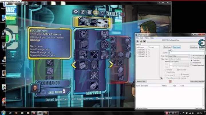 Can you use cheat engine on Borderlands 2?