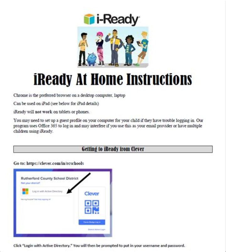 Can you use iReady at home?