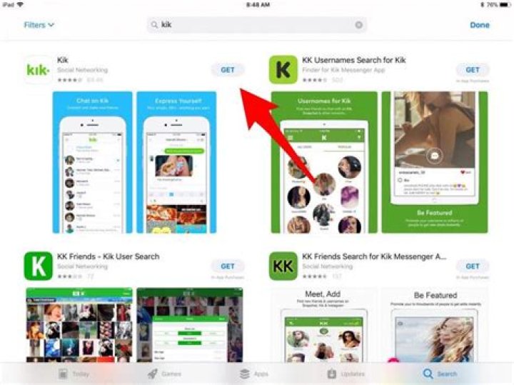 Can you use Kik on an IPad?
