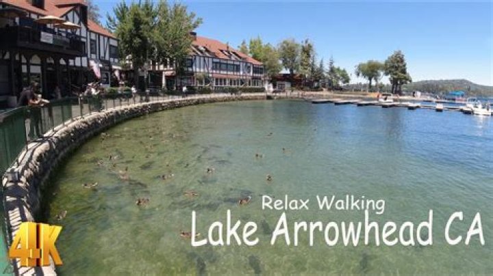 Can you walk around Lake Arrowhead?