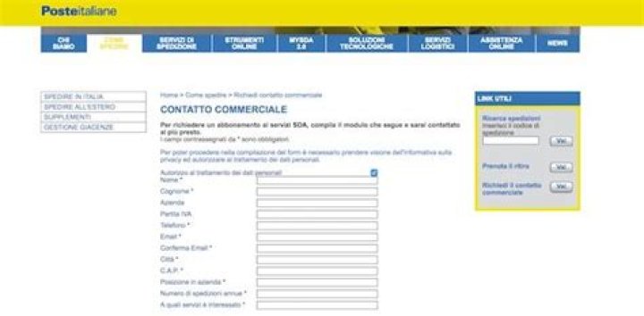 Come contattare SDA per consegna?