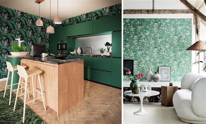 Comment associer peinture et papier peint ?