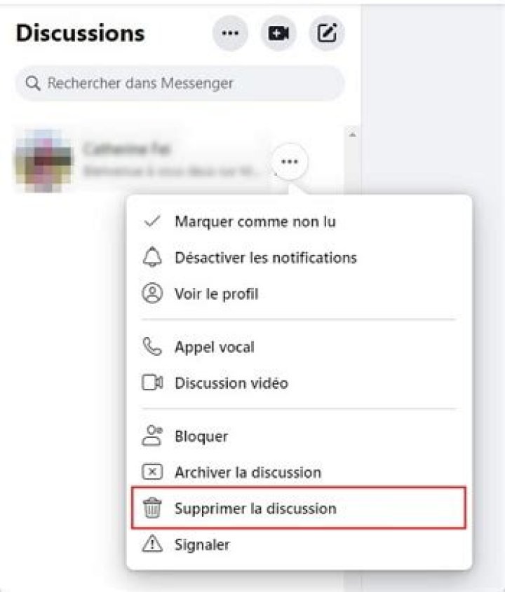 Comment copier une conversation Messenger sur PC ?