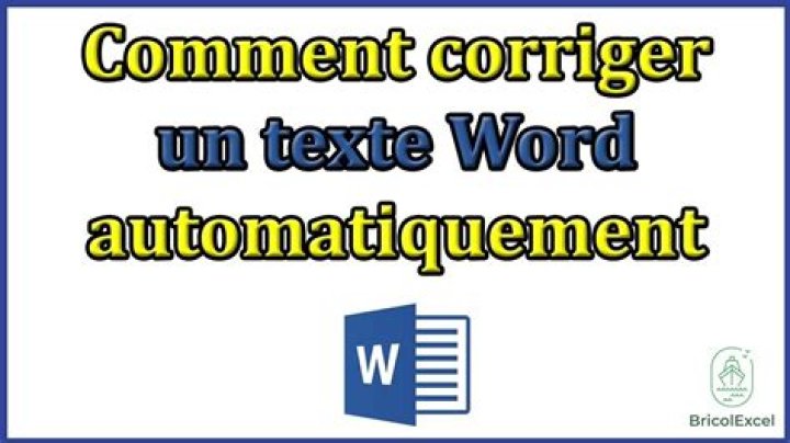 Comment corriger un texte automatiquement ?