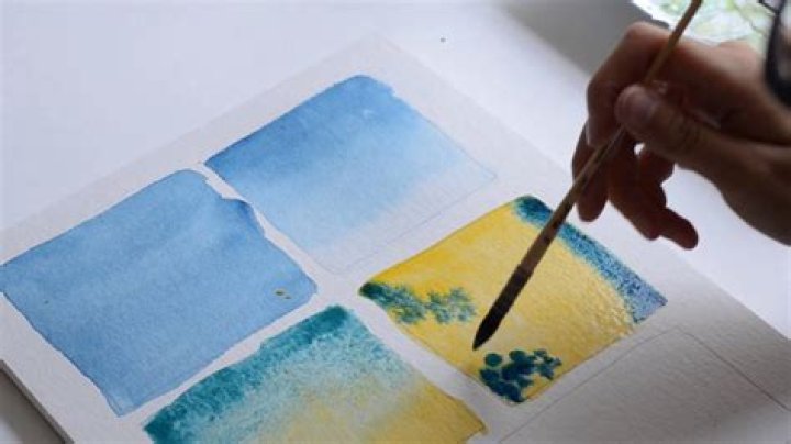 Comment faire de l'aquarelle avec de la peinture acrylique ?