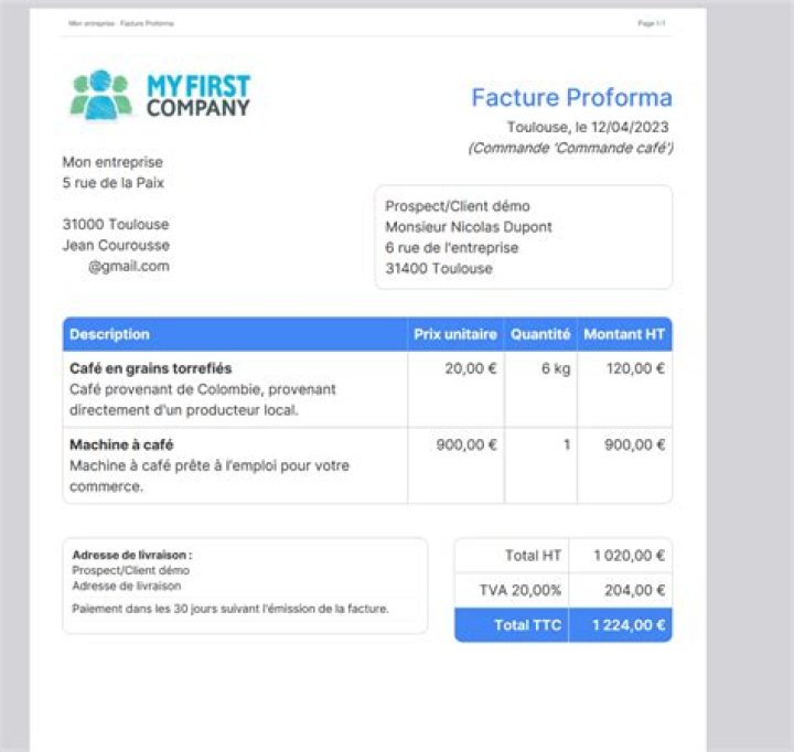 Comment faire pour obtenir une facture ?
