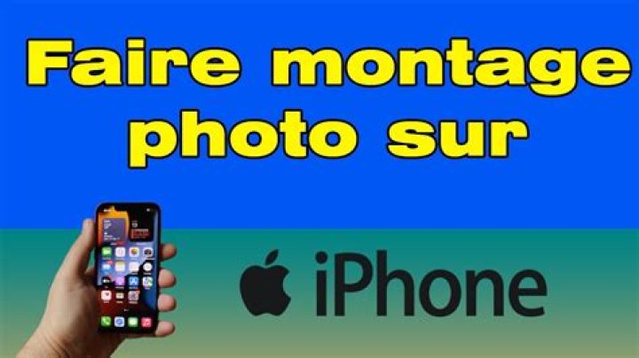 Comment faire un montage photo avec musique sur iPhone ?
