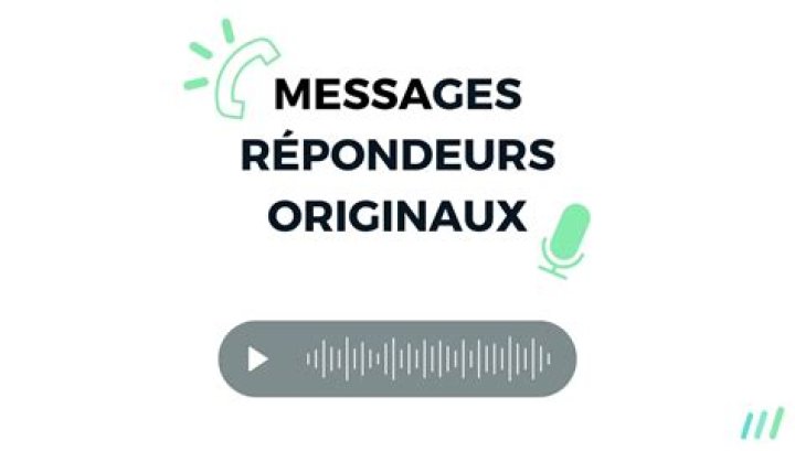 Comment mettre un message sur mon repondeur ?