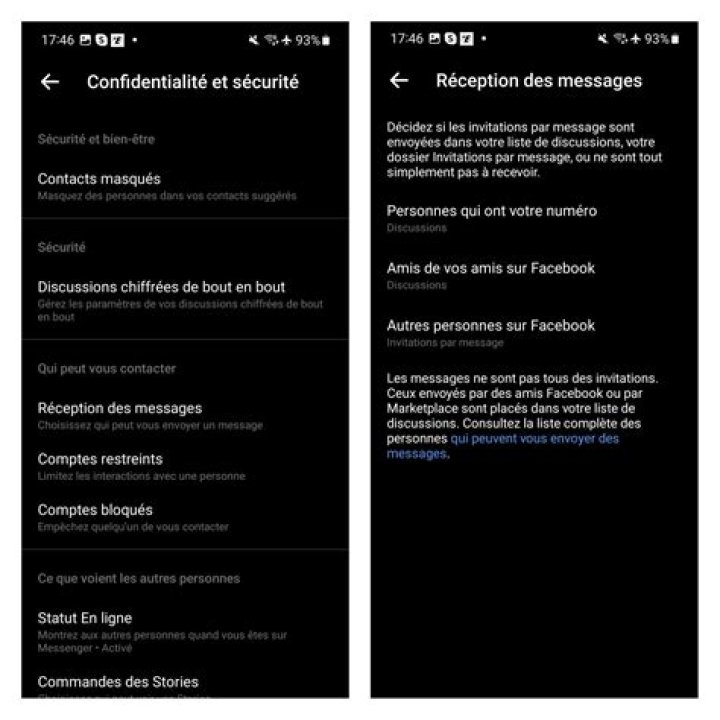 Comment ne plus voir quelqu'un sur Messenger ?