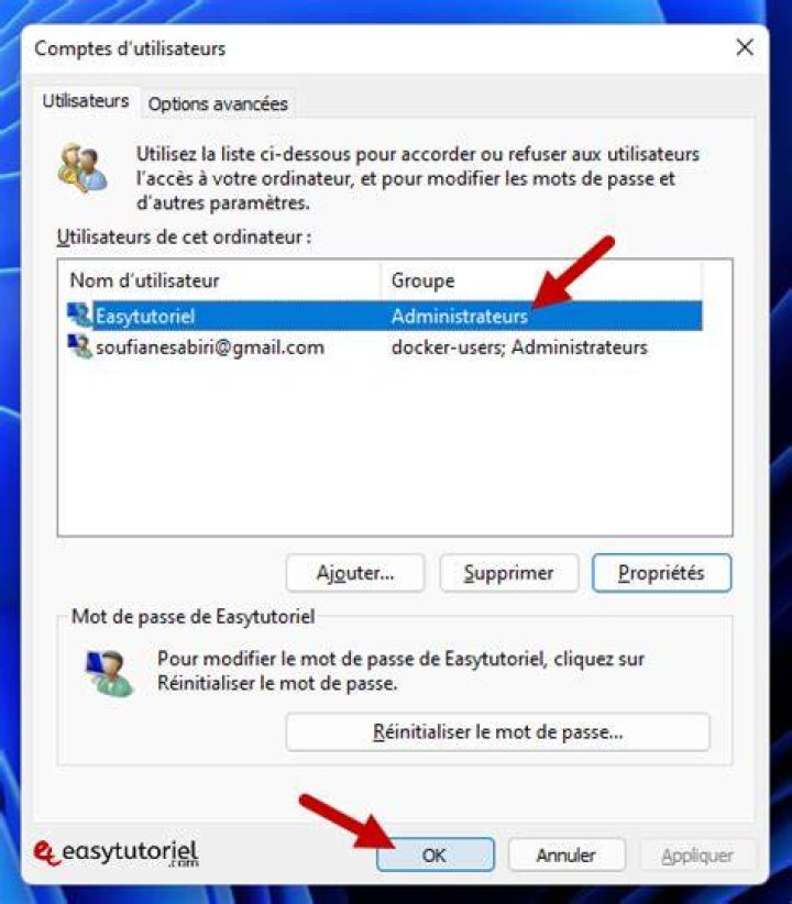 Comment ouvrir un dossier en tant qu'administrateur ?