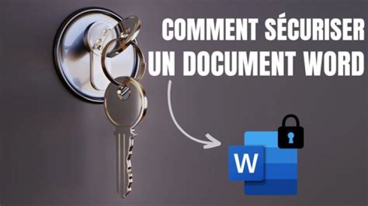 Comment verrouiller un document Word avec mot de passe ?