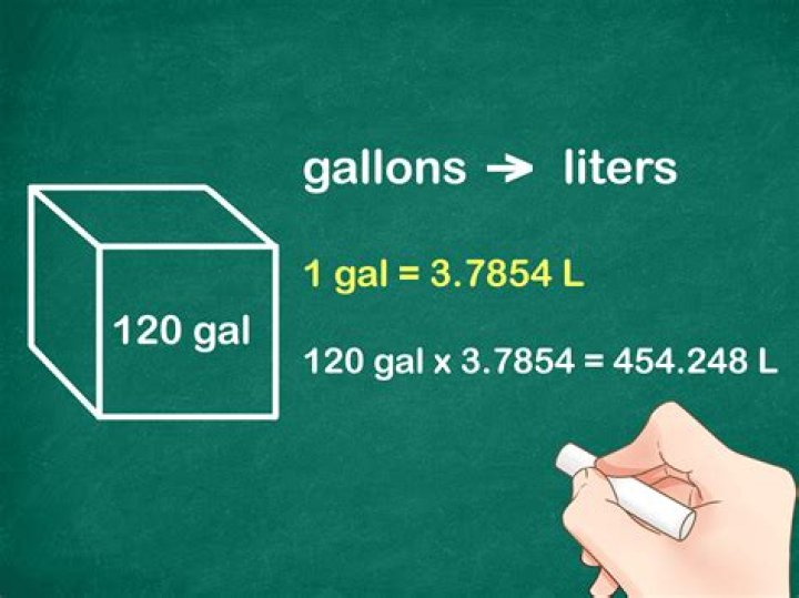 Como calcular o volume em litros?