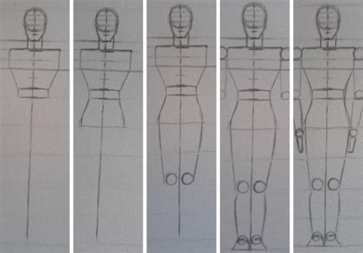 Como desenhar uma pessoa de corpo inteiro passo a passo?
