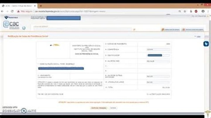 Como emitir guia de parcelamento GPS?